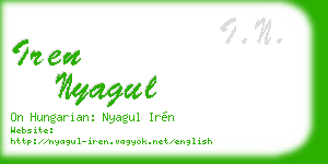 iren nyagul business card
